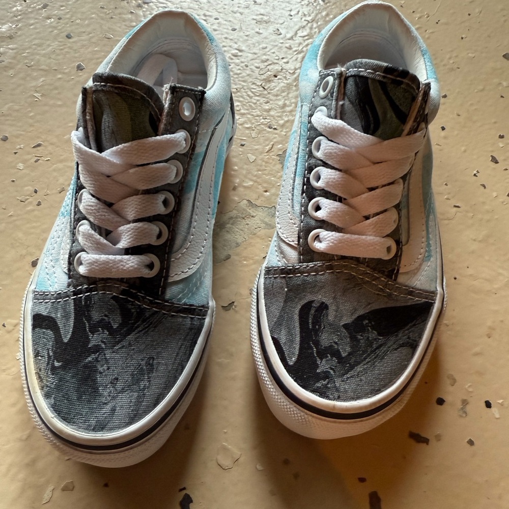 Stylish Kids Shoes with Black and White Design